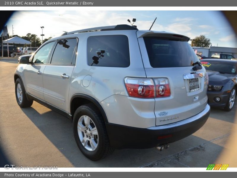 Quicksilver Metallic / Ebony 2010 GMC Acadia SLE