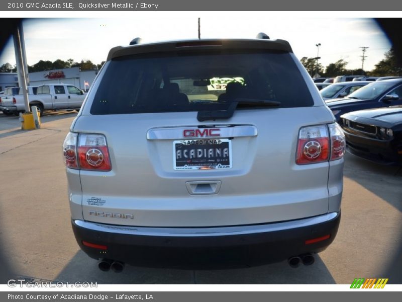 Quicksilver Metallic / Ebony 2010 GMC Acadia SLE