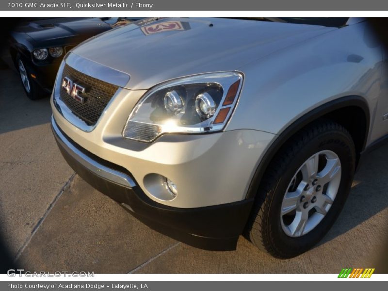 Quicksilver Metallic / Ebony 2010 GMC Acadia SLE