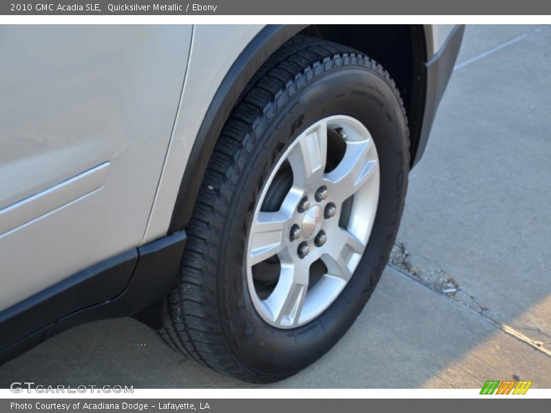 Quicksilver Metallic / Ebony 2010 GMC Acadia SLE