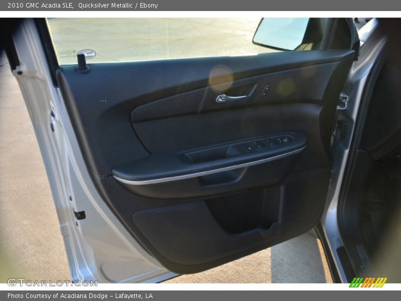 Quicksilver Metallic / Ebony 2010 GMC Acadia SLE