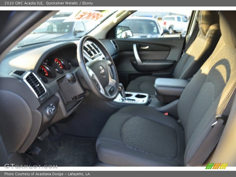 Quicksilver Metallic / Ebony 2010 GMC Acadia SLE