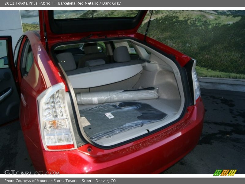 Barcelona Red Metallic / Dark Gray 2011 Toyota Prius Hybrid III