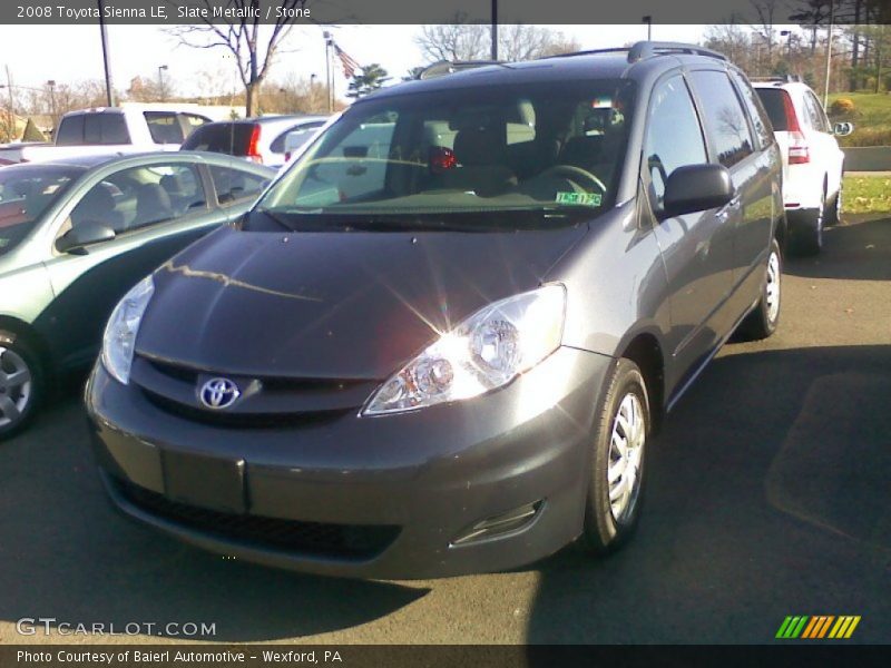 Slate Metallic / Stone 2008 Toyota Sienna LE