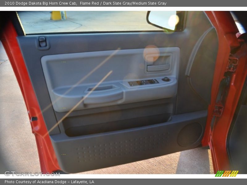 Flame Red / Dark Slate Gray/Medium Slate Gray 2010 Dodge Dakota Big Horn Crew Cab