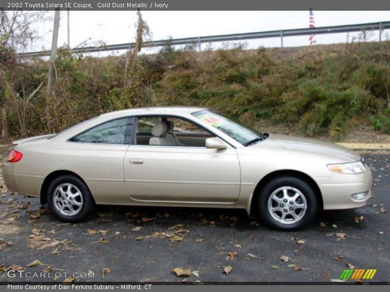 Gold Dust Metallic / Ivory 2002 Toyota Solara SE Coupe