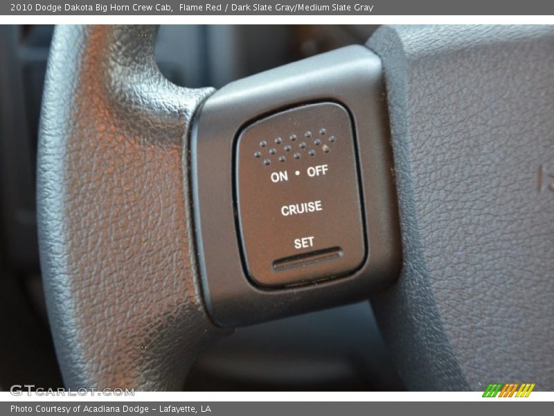 Flame Red / Dark Slate Gray/Medium Slate Gray 2010 Dodge Dakota Big Horn Crew Cab