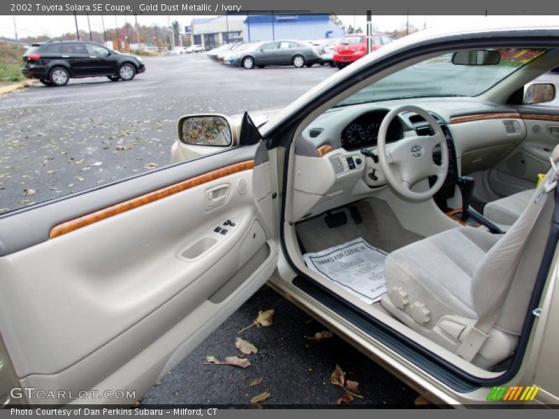  2002 Solara SE Coupe Ivory Interior