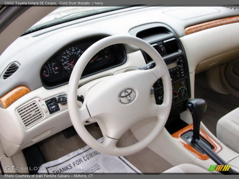  2002 Solara SE Coupe Ivory Interior