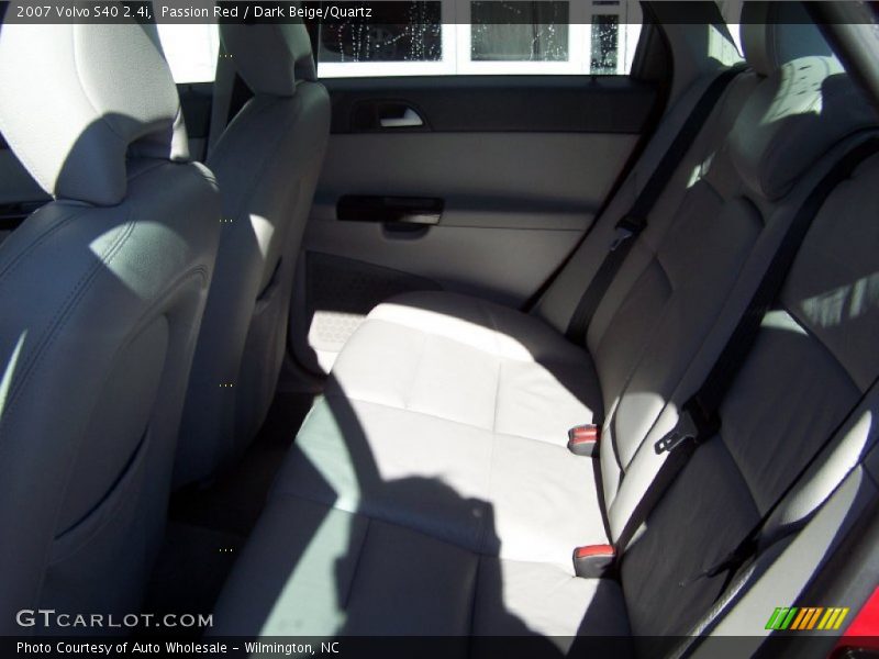Passion Red / Dark Beige/Quartz 2007 Volvo S40 2.4i
