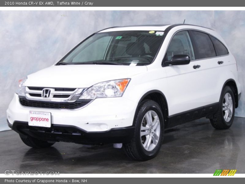 Taffeta White / Gray 2010 Honda CR-V EX AWD