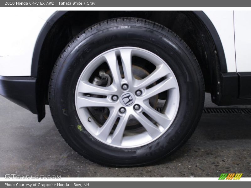 Taffeta White / Gray 2010 Honda CR-V EX AWD