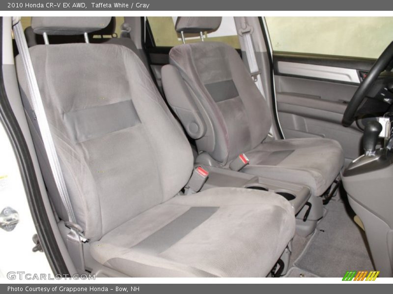 Taffeta White / Gray 2010 Honda CR-V EX AWD