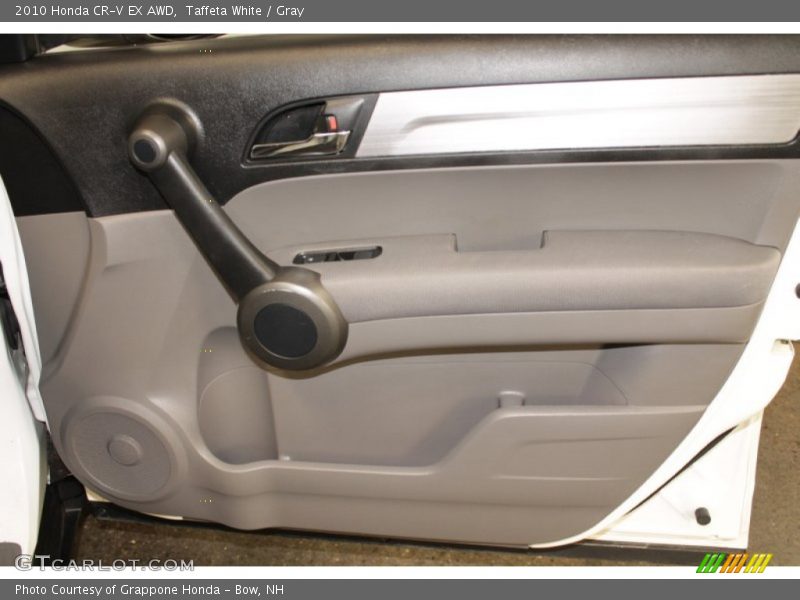 Taffeta White / Gray 2010 Honda CR-V EX AWD