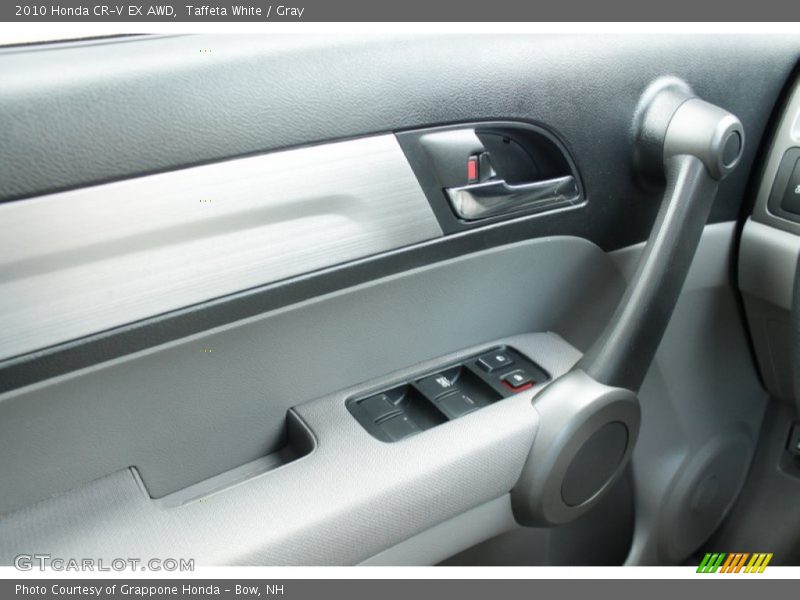 Taffeta White / Gray 2010 Honda CR-V EX AWD