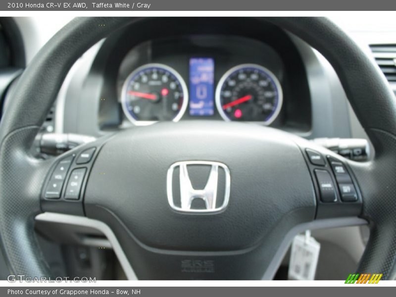Taffeta White / Gray 2010 Honda CR-V EX AWD