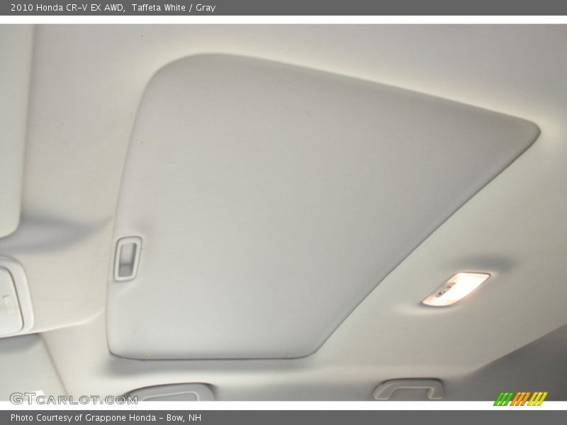 Taffeta White / Gray 2010 Honda CR-V EX AWD