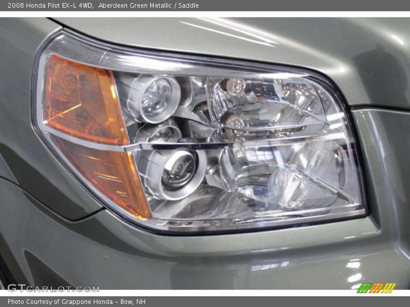 Aberdeen Green Metallic / Saddle 2008 Honda Pilot EX-L 4WD