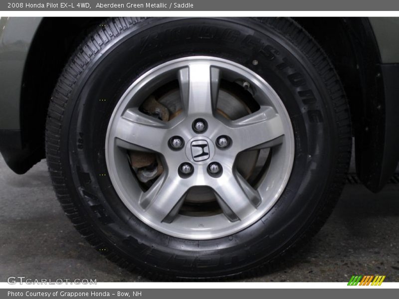 Aberdeen Green Metallic / Saddle 2008 Honda Pilot EX-L 4WD