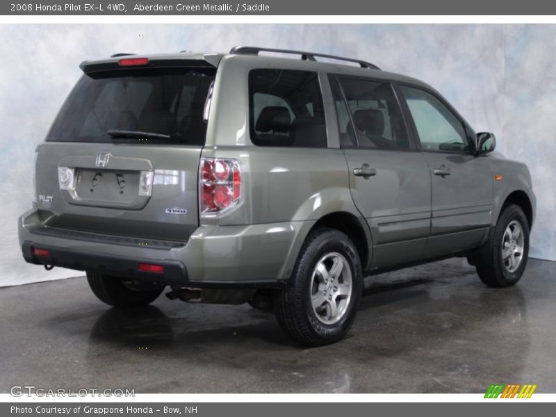Aberdeen Green Metallic / Saddle 2008 Honda Pilot EX-L 4WD
