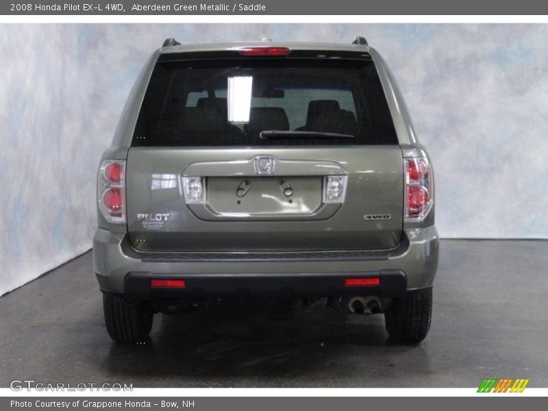 Aberdeen Green Metallic / Saddle 2008 Honda Pilot EX-L 4WD
