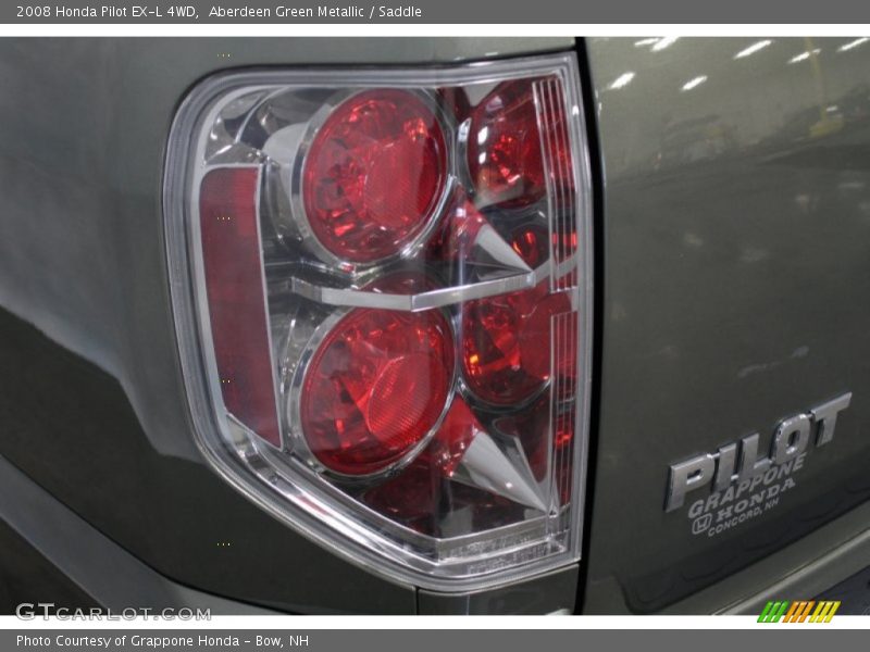 Aberdeen Green Metallic / Saddle 2008 Honda Pilot EX-L 4WD