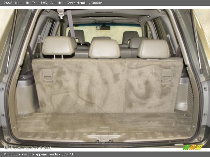 Aberdeen Green Metallic / Saddle 2008 Honda Pilot EX-L 4WD