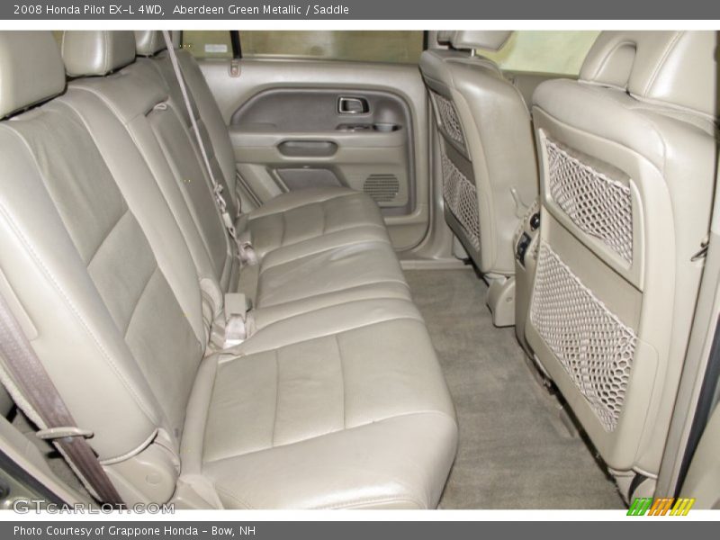 Aberdeen Green Metallic / Saddle 2008 Honda Pilot EX-L 4WD