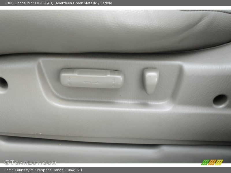 Aberdeen Green Metallic / Saddle 2008 Honda Pilot EX-L 4WD