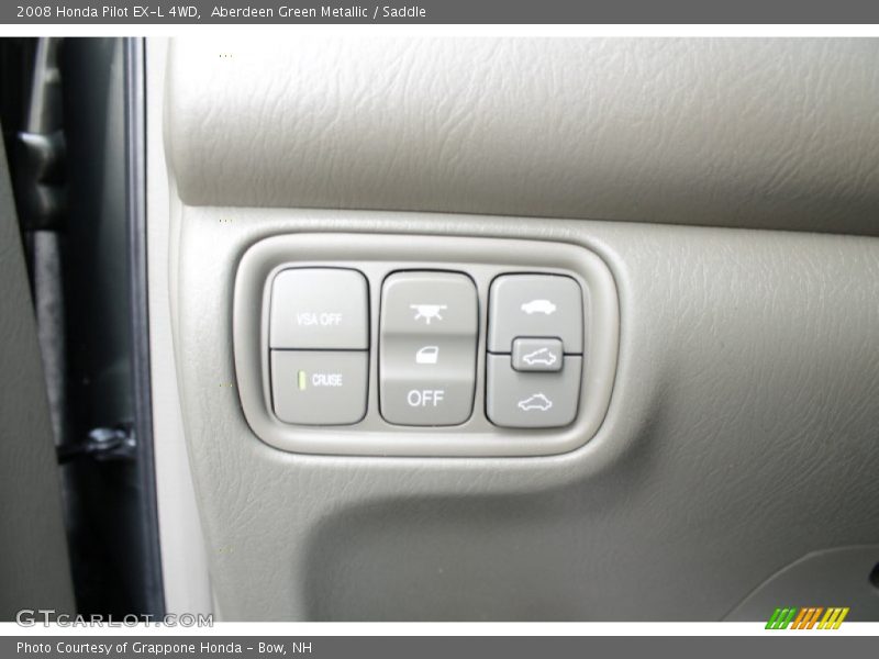 Aberdeen Green Metallic / Saddle 2008 Honda Pilot EX-L 4WD