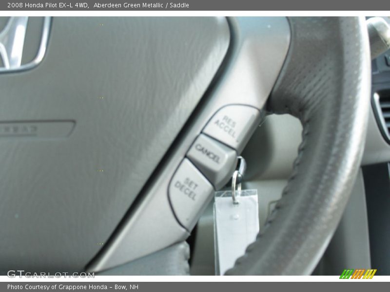 Aberdeen Green Metallic / Saddle 2008 Honda Pilot EX-L 4WD