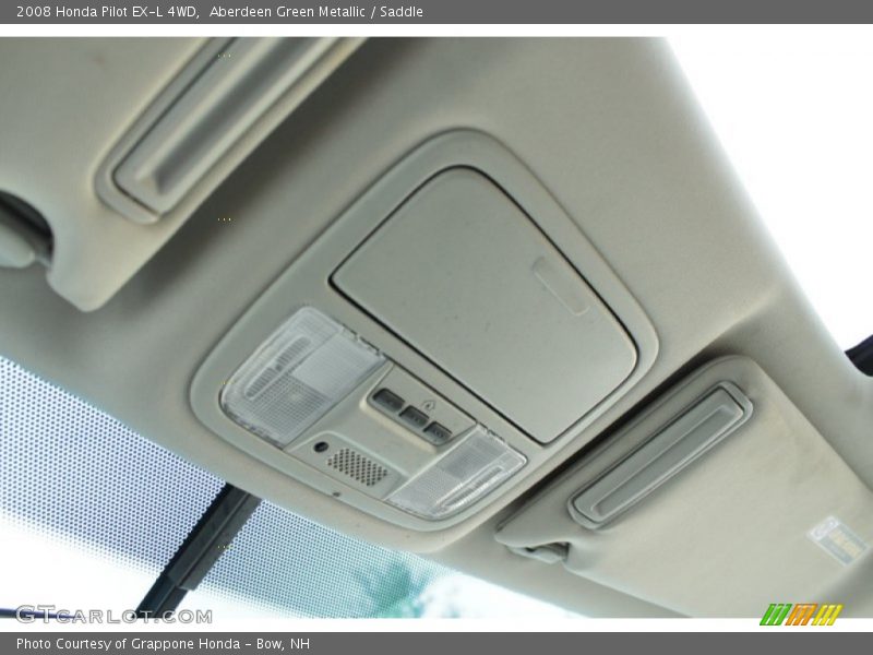Aberdeen Green Metallic / Saddle 2008 Honda Pilot EX-L 4WD