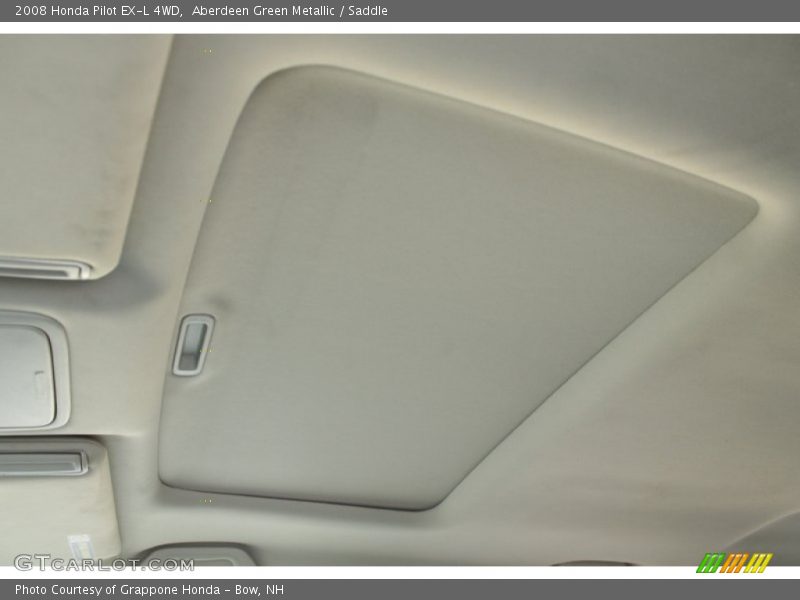 Aberdeen Green Metallic / Saddle 2008 Honda Pilot EX-L 4WD