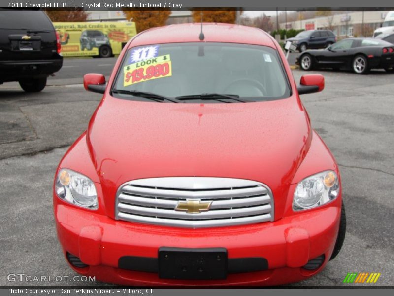 Crystal Red Metallic Tintcoat / Gray 2011 Chevrolet HHR LT