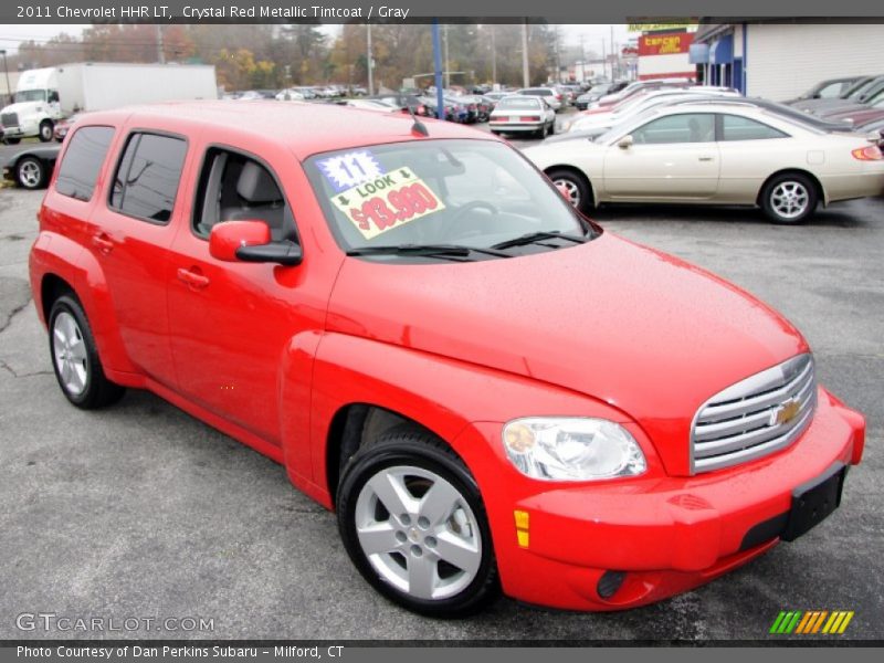 Crystal Red Metallic Tintcoat / Gray 2011 Chevrolet HHR LT