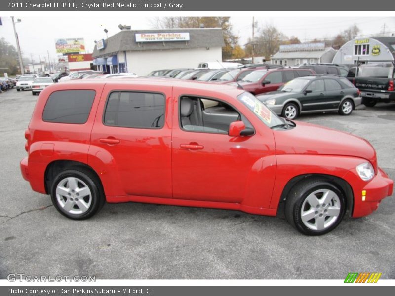 Crystal Red Metallic Tintcoat / Gray 2011 Chevrolet HHR LT