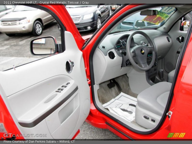 Crystal Red Metallic Tintcoat / Gray 2011 Chevrolet HHR LT
