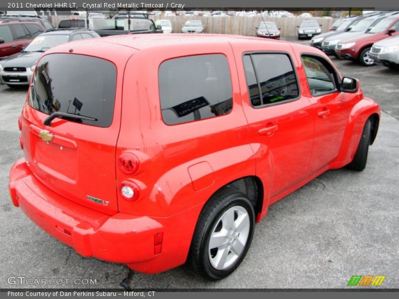 Crystal Red Metallic Tintcoat / Gray 2011 Chevrolet HHR LT
