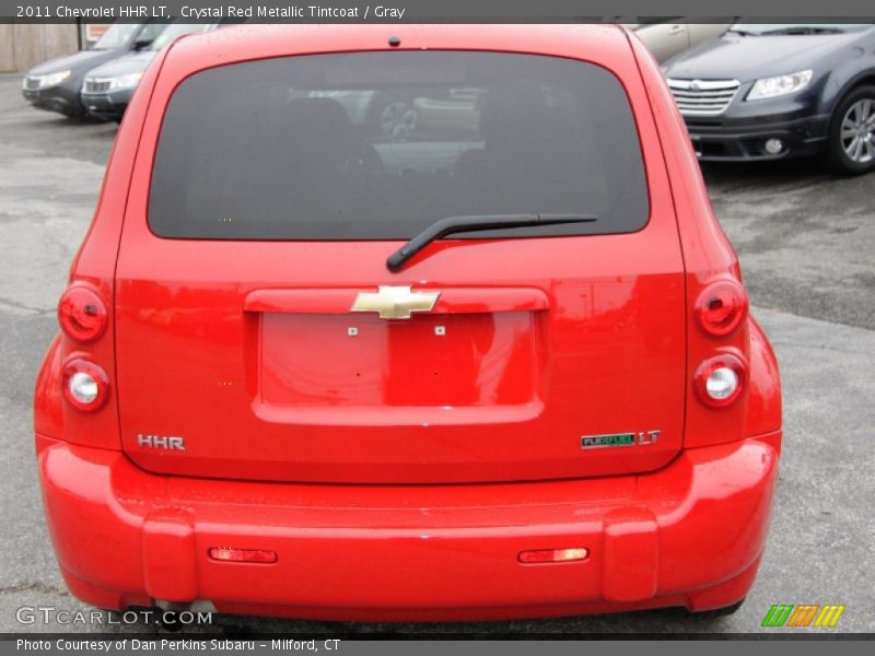 Crystal Red Metallic Tintcoat / Gray 2011 Chevrolet HHR LT