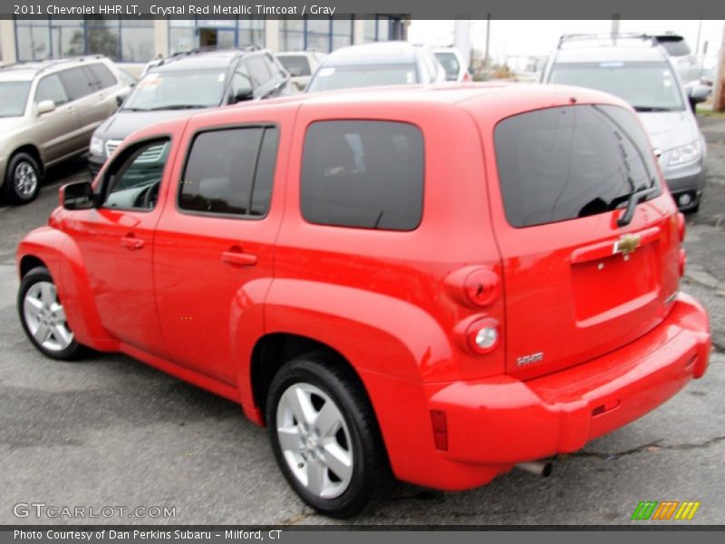 Crystal Red Metallic Tintcoat / Gray 2011 Chevrolet HHR LT
