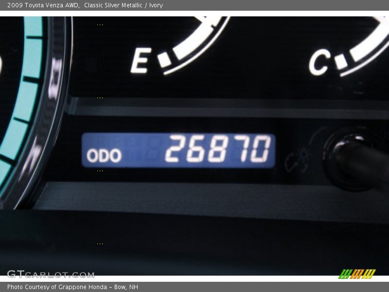 Classic Silver Metallic / Ivory 2009 Toyota Venza AWD