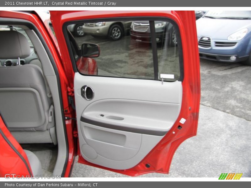 Crystal Red Metallic Tintcoat / Gray 2011 Chevrolet HHR LT