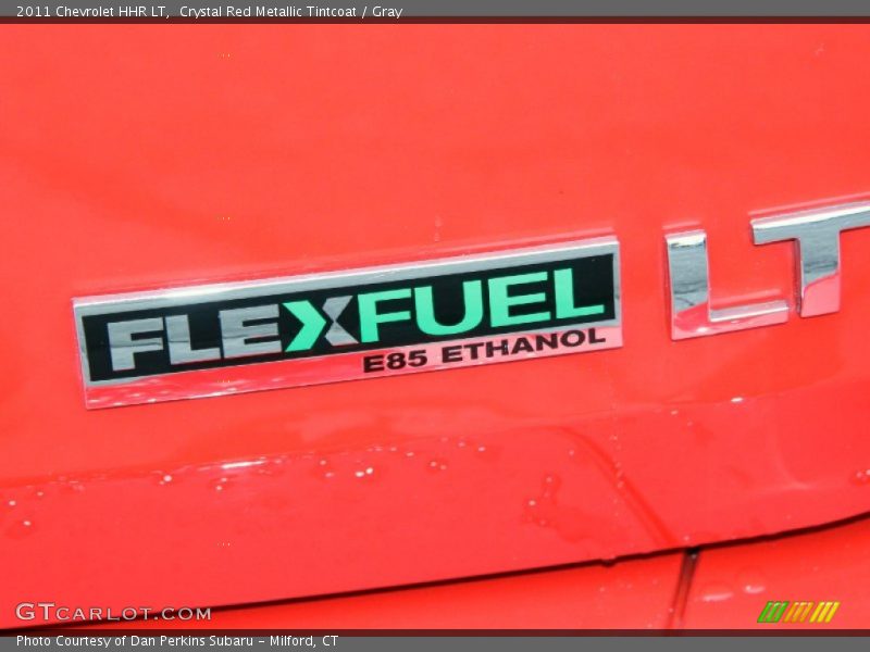 Crystal Red Metallic Tintcoat / Gray 2011 Chevrolet HHR LT