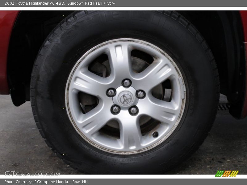 Sundown Red Pearl / Ivory 2002 Toyota Highlander V6 4WD