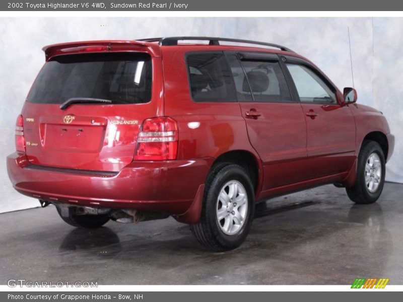 Sundown Red Pearl / Ivory 2002 Toyota Highlander V6 4WD