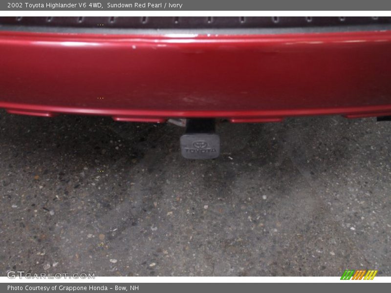 Sundown Red Pearl / Ivory 2002 Toyota Highlander V6 4WD