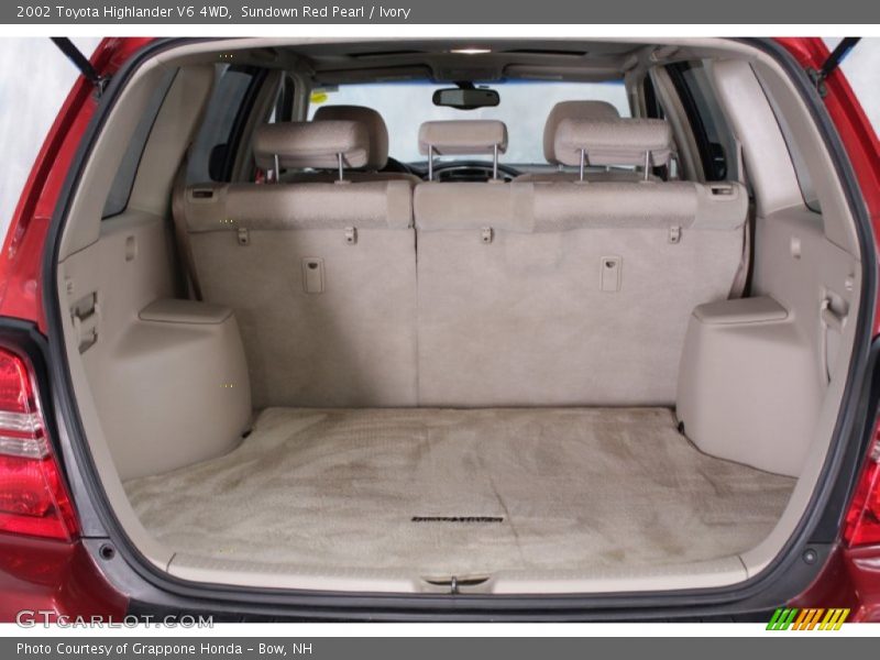 Sundown Red Pearl / Ivory 2002 Toyota Highlander V6 4WD