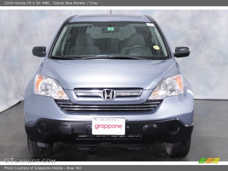 Glacier Blue Metallic / Gray 2009 Honda CR-V EX 4WD