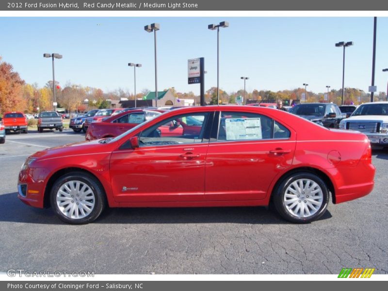  2012 Fusion Hybrid Red Candy Metallic