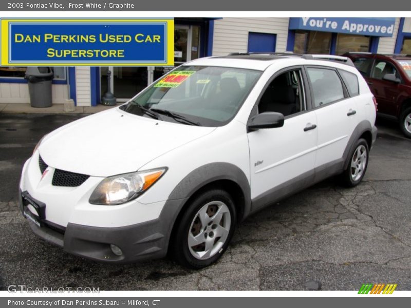 Frost White / Graphite 2003 Pontiac Vibe